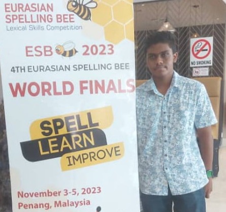 Yuvan Raj A/L Thayanantha | Eurasian Spelling Bee 2023